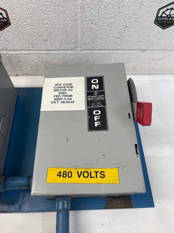 Used Weizmann Type 12 + 13 Enclosure w/ GE Heavy Duty Safety Switch