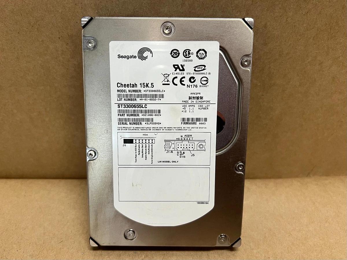 Used Seagate ST3300655LC Cheetah 15k.5 Hard Drive