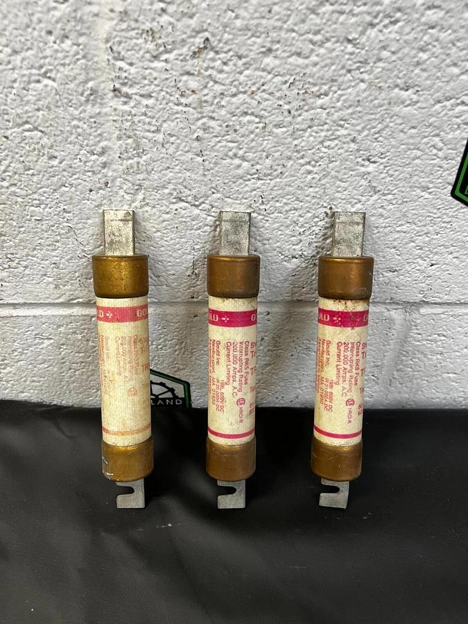 Used Gould TRS80R Time Delay 80 Amps 600 VAC - Lot of 3