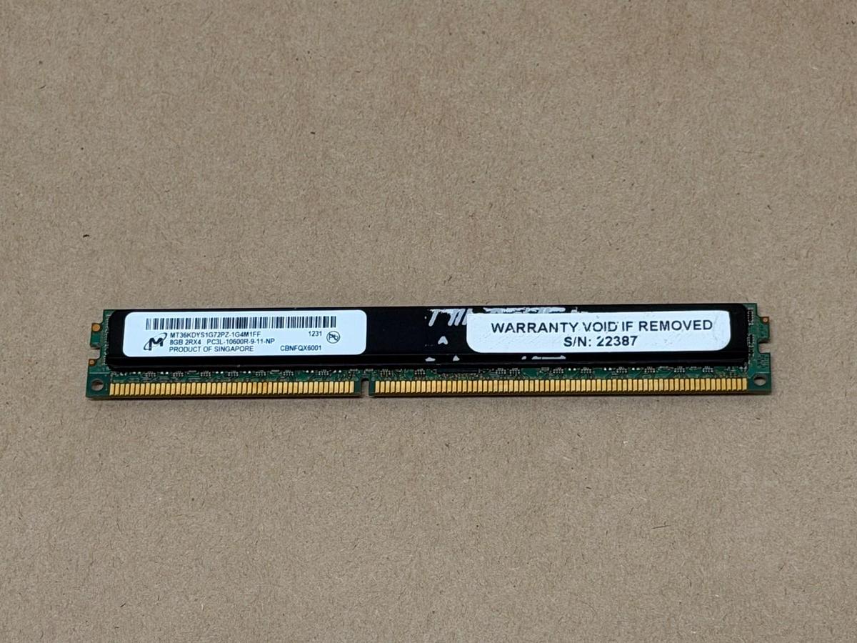 Used Micron MT36KDYS1G72PZ-1G4M1FF 8GB SDRAM Memory Module