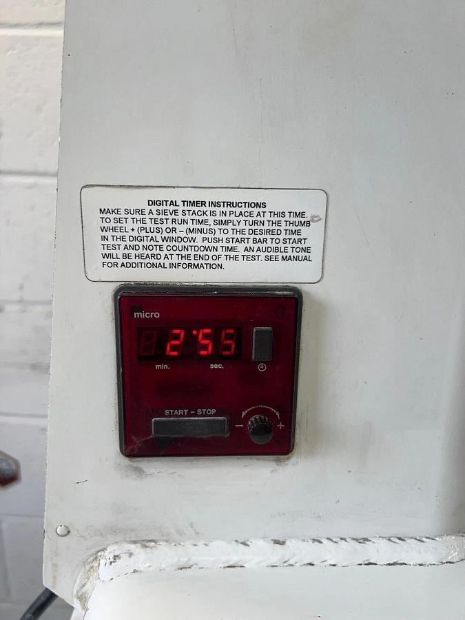 Used WS Tyler RX-29 110V, 60Hz 8” RO-TAP Sieve Shaker w/ Stand, (Working Condition)