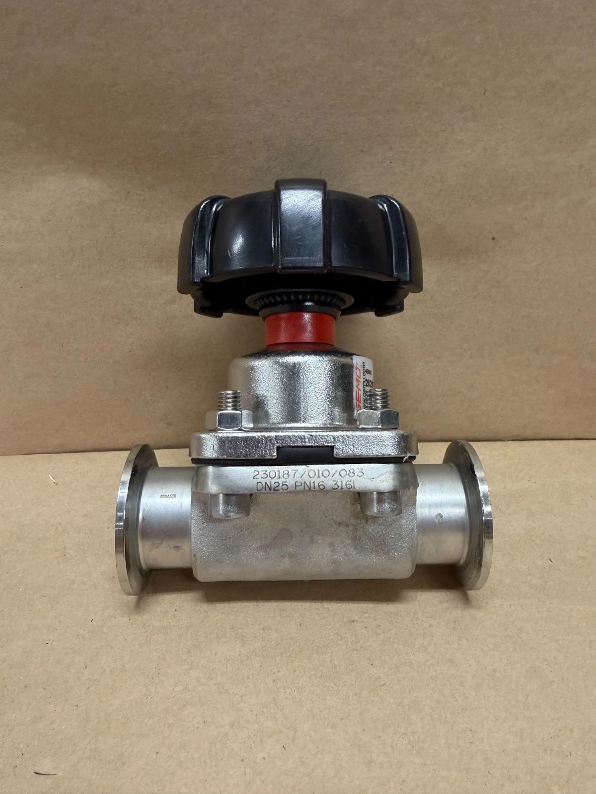 Used GEMU 9673025Z-0 Pneumatic Diaphragm Valve