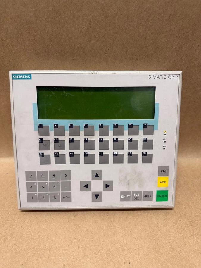 Used Siemens OP 17-PP Operator Panel
