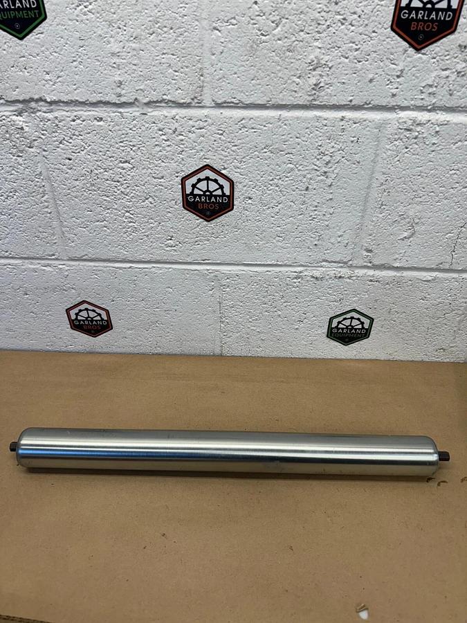 Used Global Industrial 293181 21” Roller, 1.9” Diameter, Galvanized Steel, Lot of 6