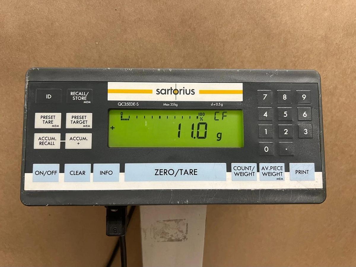Used Sartorius QC35EDE-S Checkweigher Scale