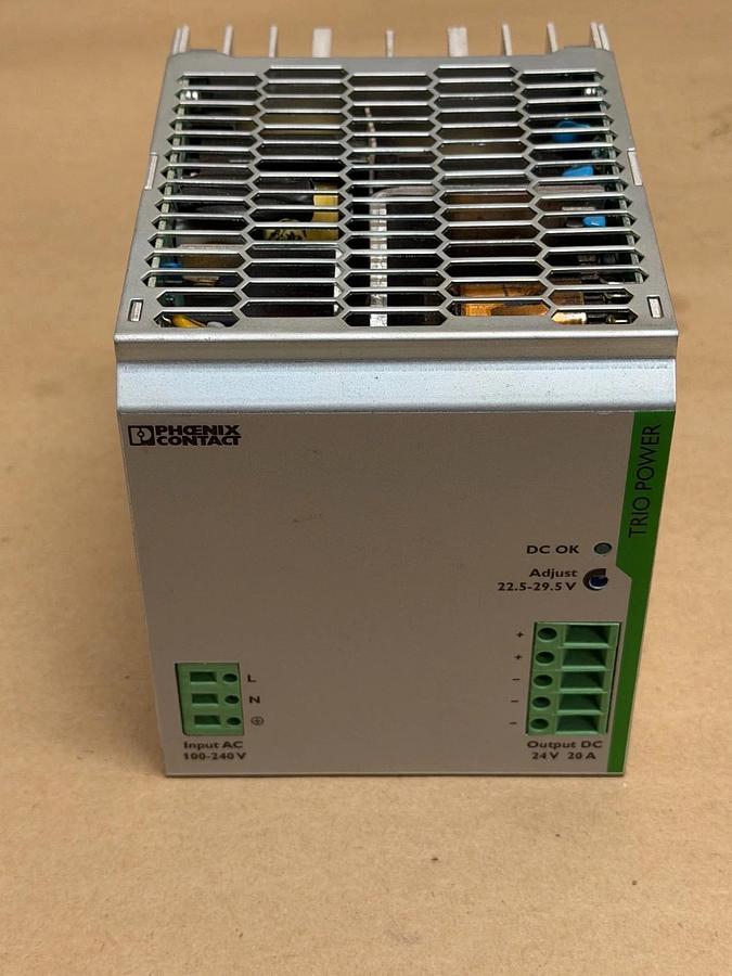 Used Phoenix Contact TRIO-PS/1AC/24DC/20 Power Supply