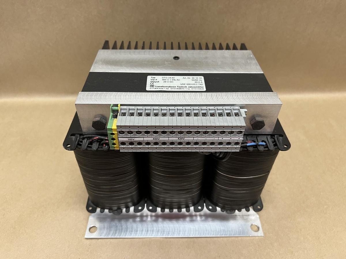 Used Technik Jahnsmüller DTG 24-60 400V, 50/60Hz Transformer Art.-Nr. 30-10-10