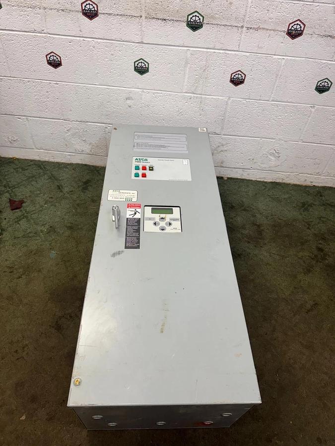 Used Asco D07ATSA20200F5XC 7000 Ser Automatic Transfer Switch 200A 240V Missing Knob