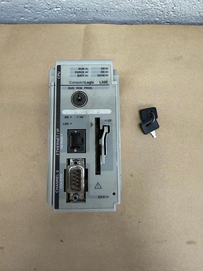 Used Allen-Bradley 1769-L32E CompactLogix, Ethernet Processor, Series A