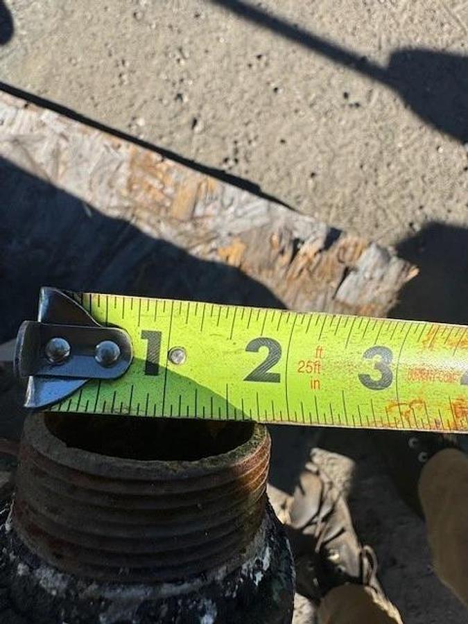 Used Goulds 57178 Frame Pump Assembly 1-3/4” & 2-1/2” Bores, Baldor 5Hp Motor 3450RPM