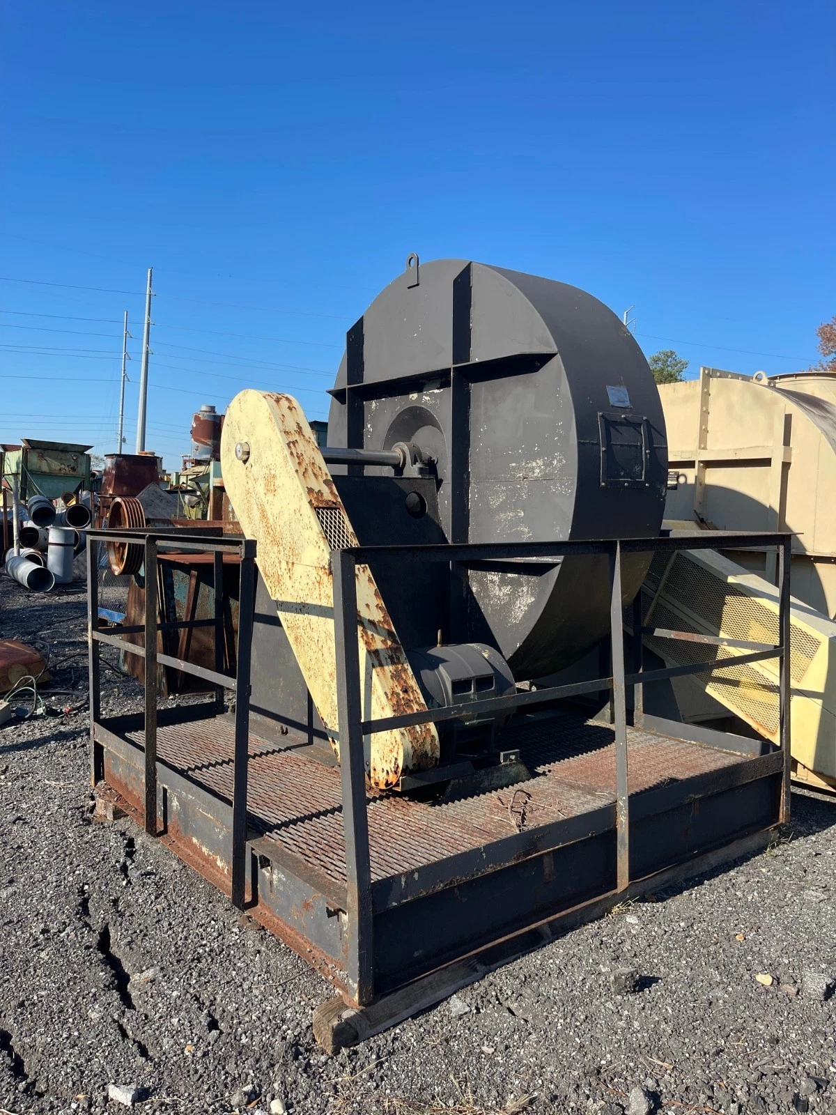 Used Vincent Processes 574 GI CW 270 Bottom Horizontal Blower 60HP, 1770RPM, 460V SS