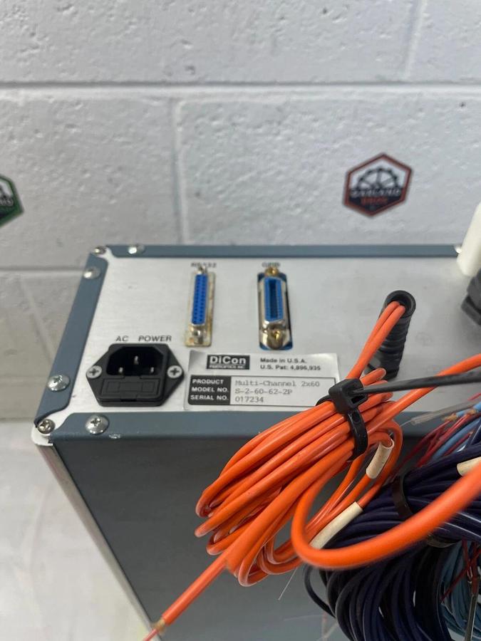 Used DiCon S-2-60-62-2P Multi-Channel Fiberoptic Switch