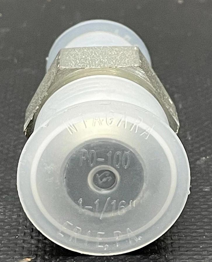 Used Niagara PO-60, 3/4” to 1-1/16” Tube Fitting (Clear Cap), LOT of 8