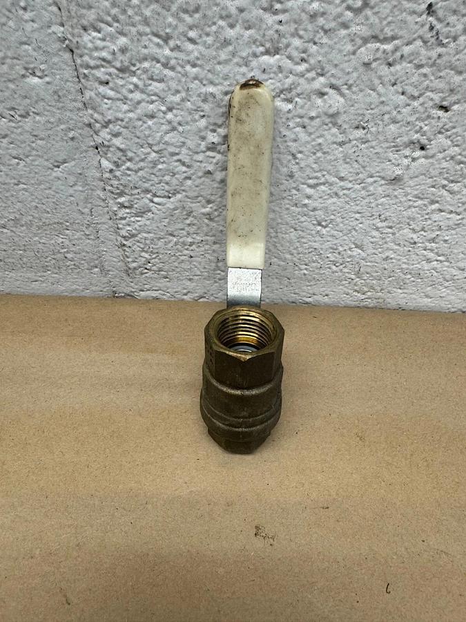 Used Nibco T-FP600A-LF 1/2” Brass Ball Valve, 600 CWP