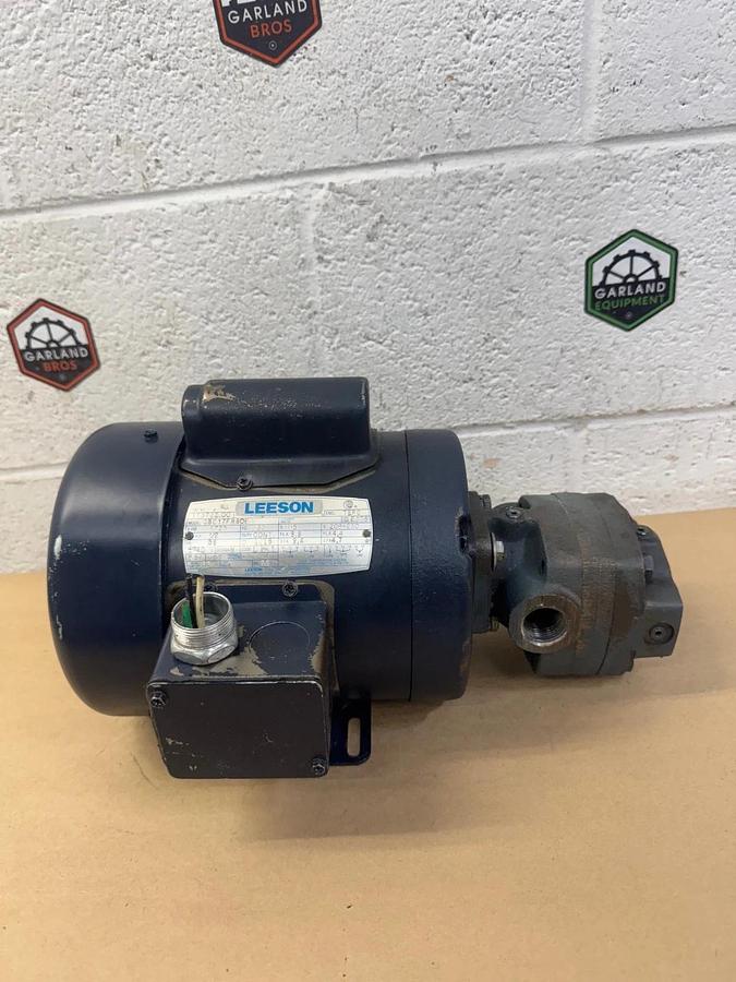 Used Delta Power Co A23 0 6 Hydraulic Pump System, C6C17F80E 1/2Hp Motor @ 1725RPM