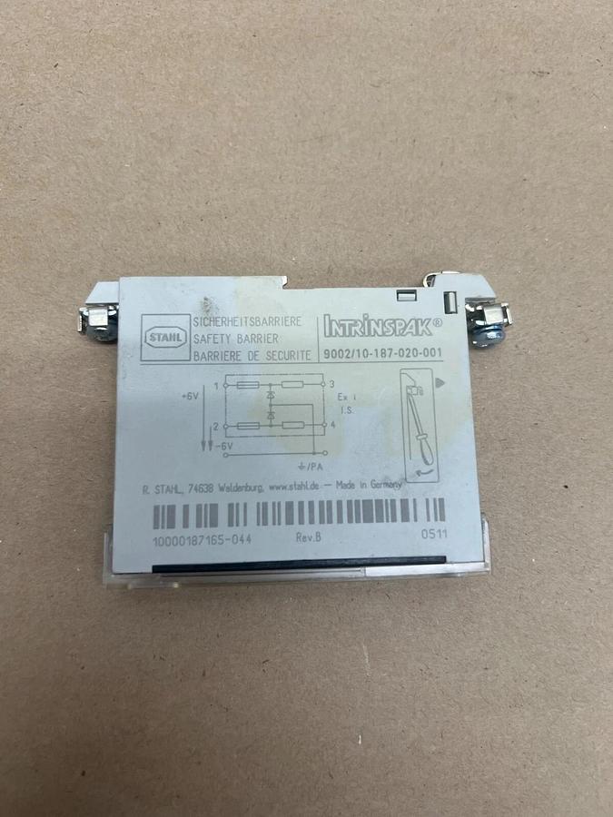 Used Intrinspak 9002/10-187-020-001 Safety Barrier