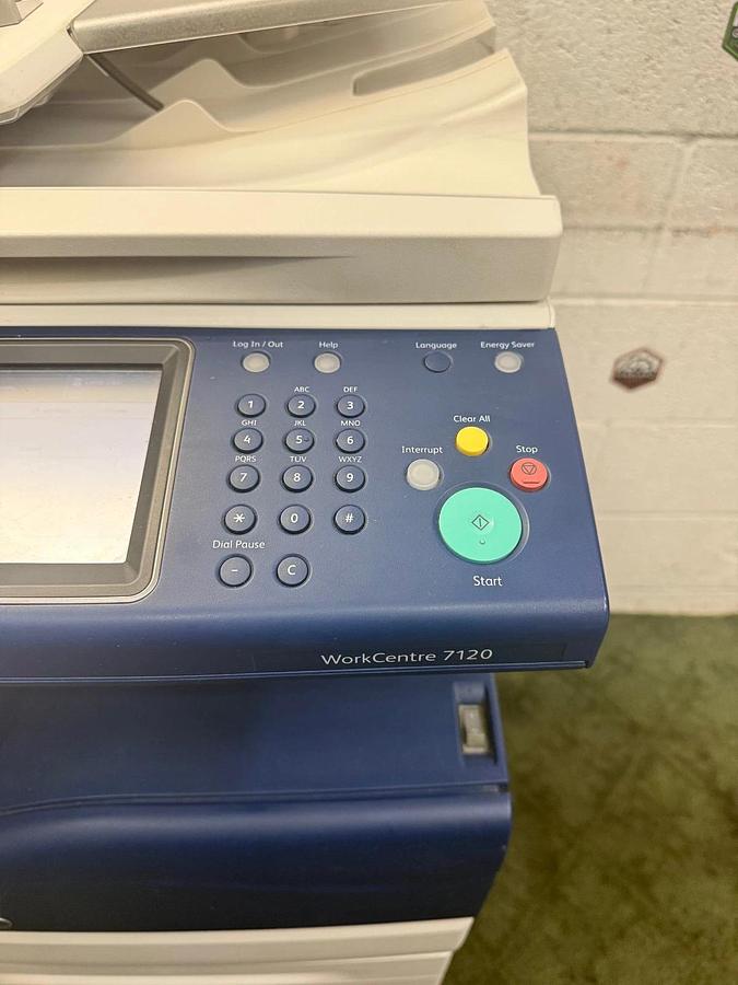 Used XEROX Workcentre 7120 Color Laser Copier Scanner Printer 20 PPM