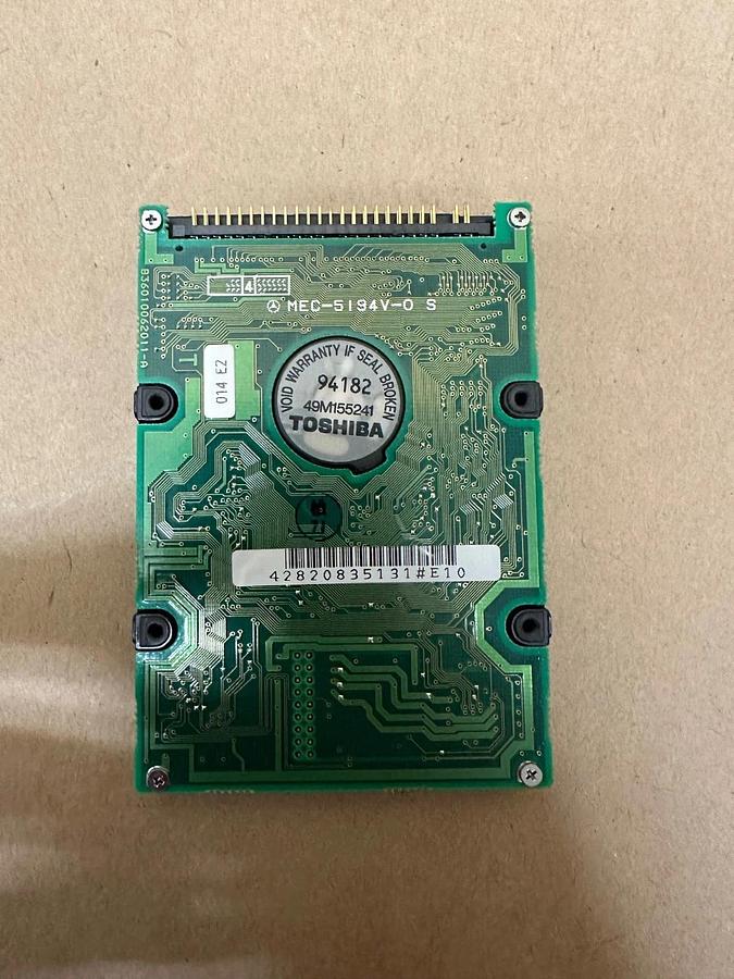 Used Toshiba MK1724FCV 240MB Laptop Hard Drive Board