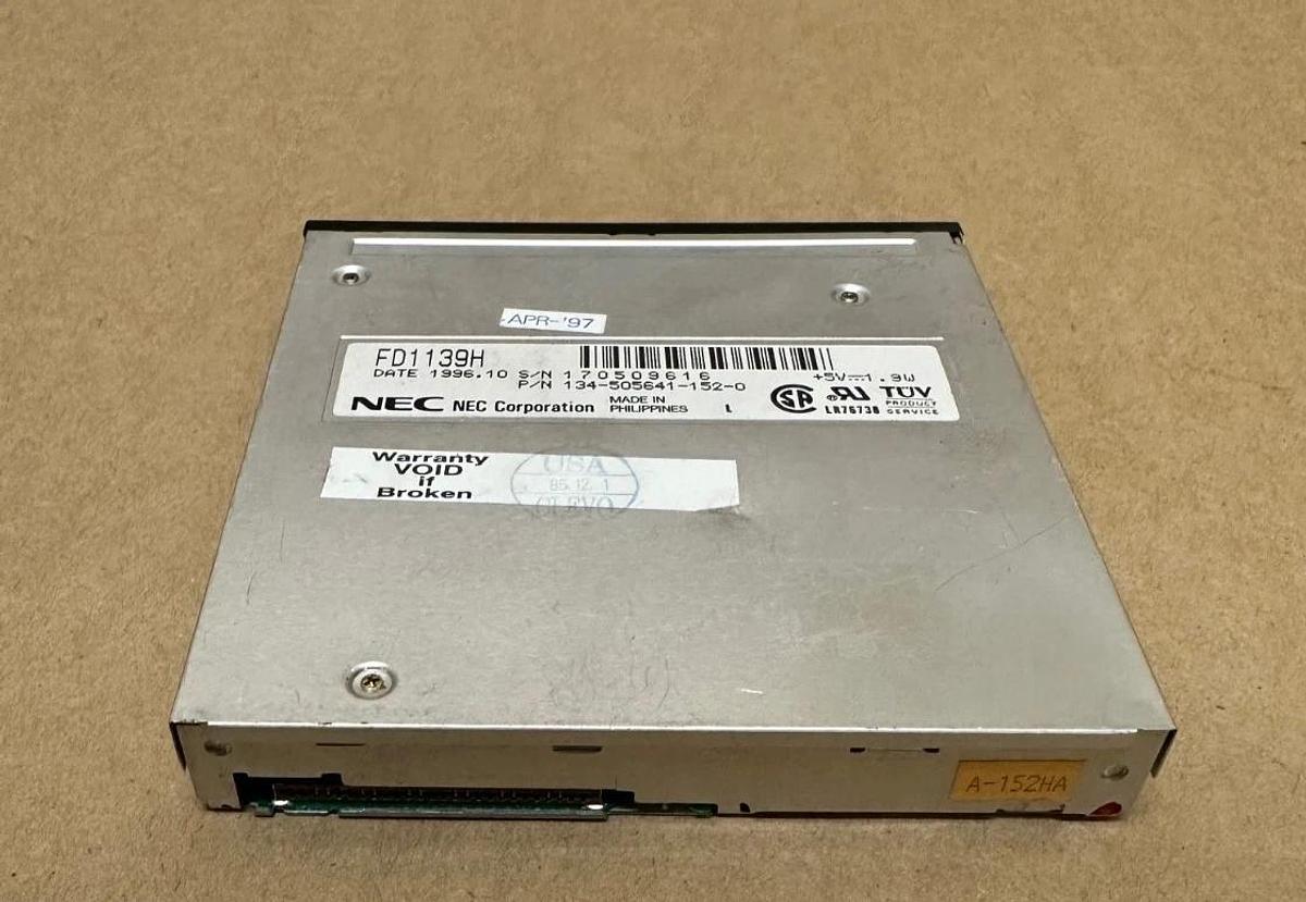 Used NEC FD1139H 3.5in Square Floppy Disk Drive