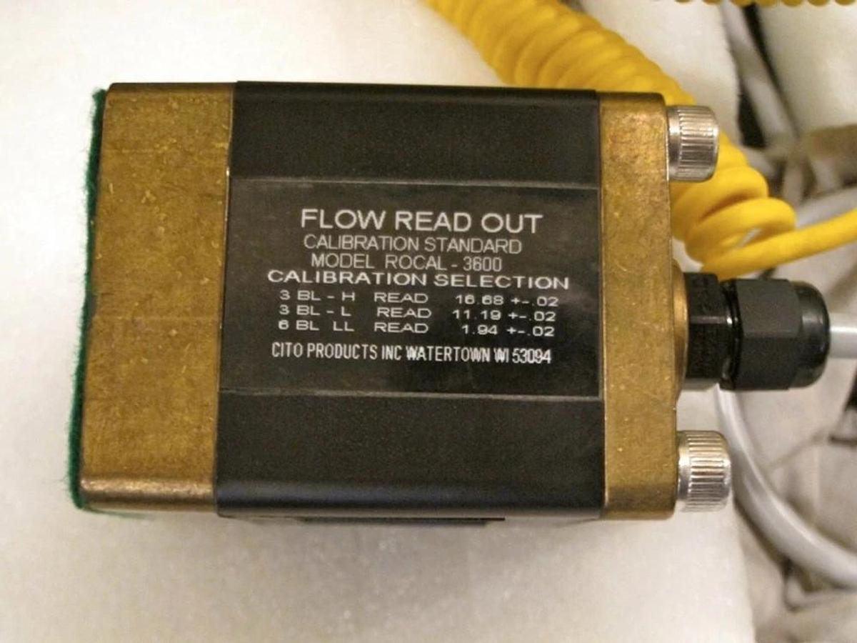 Used Cito Products Thermoflow Analyzer FA-9600 Flow Readout FR-9600 Flow Calibrator