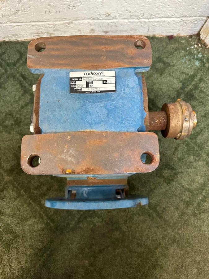Used Radicon 1908605.01ANXB, 4.83:1 Ratio Gearbox