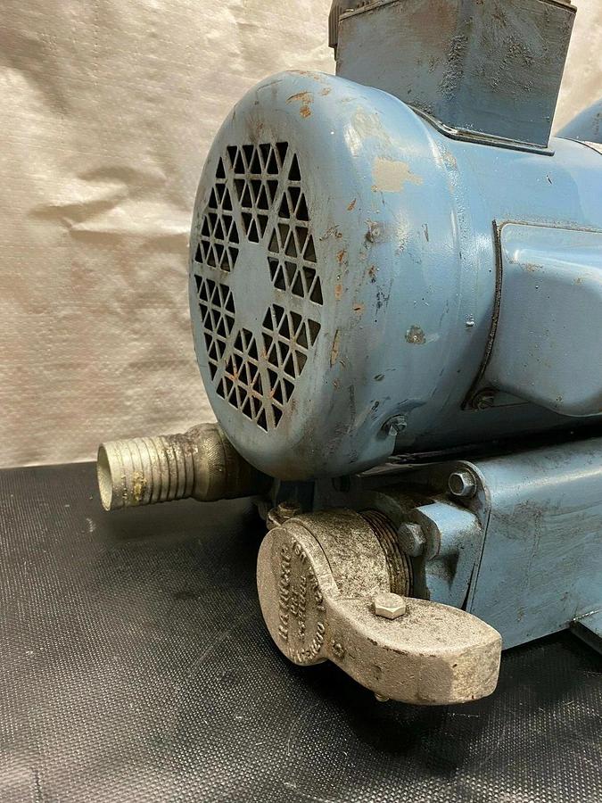 Used Ametek DR404AL58M Regenerative Blower, Single Phase, 1 HP Motor