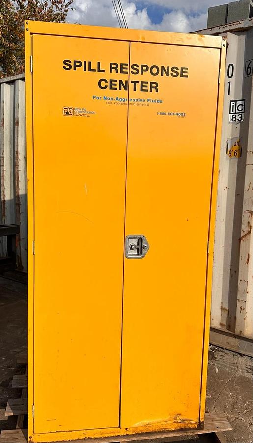 Used New Pig Corporation Spill Response Center/Cabinet for Non-Aggressive Fluids