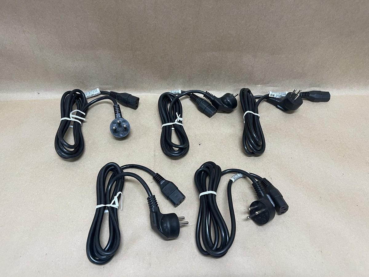 Used IL/3 Type 3-Pin Plug w/ Female Connector - Lot of 5
