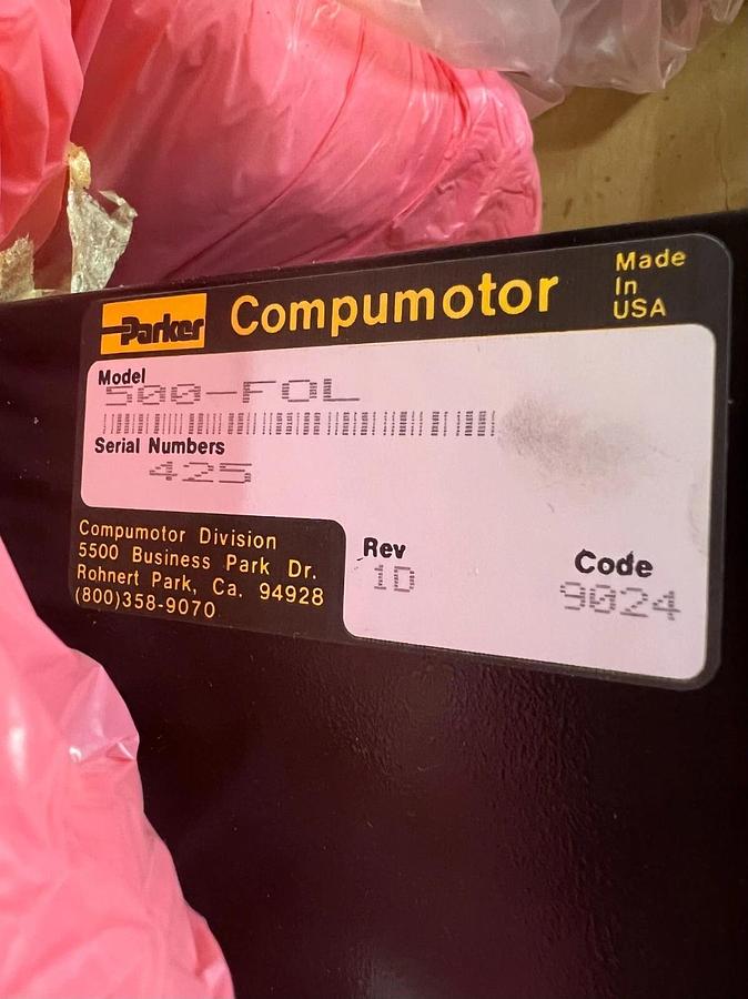 Used Parker 500-FOL Compumotor 500 Indexer