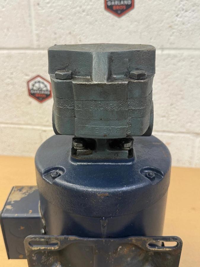 Used Delta Power Co A23 0 6 Hydraulic Pump System, C6C17F80E 1/2Hp Motor @ 1725RPM