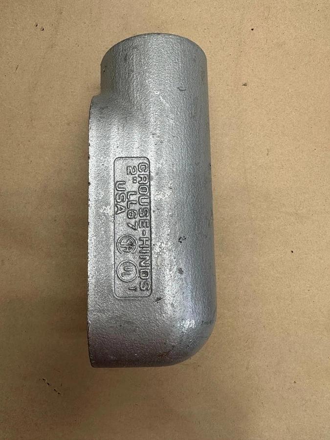 Used Cooper Crouse Hinds LL67 Conduit, 2”, Form 7 (Pack of 2) *NEW*