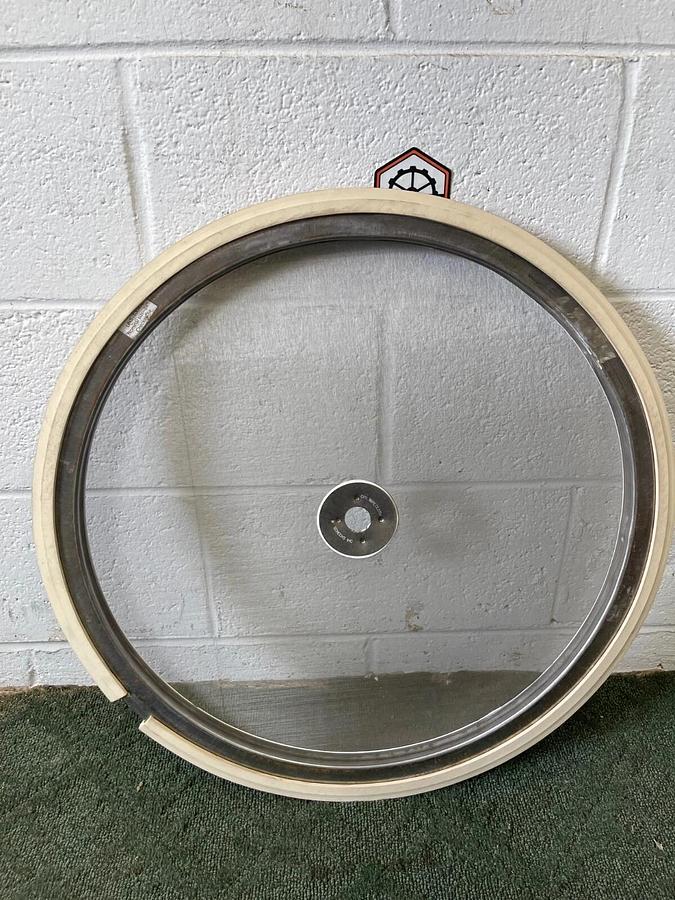 CPI Wirecloth 24” Mesh for Vibratory Screener, 70 Microns, w/ 1” Center Hole