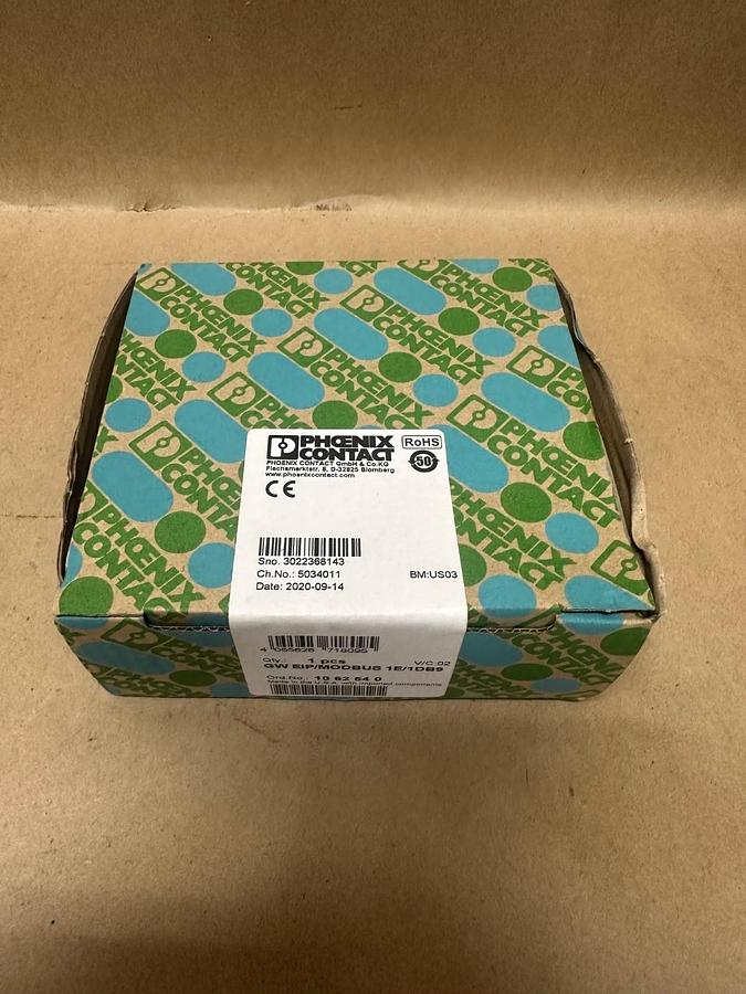 Used Phoenix Contact GW EIP/MODBUS 1E/ 1DB9 Interface Converter *FACTORY SEALED*