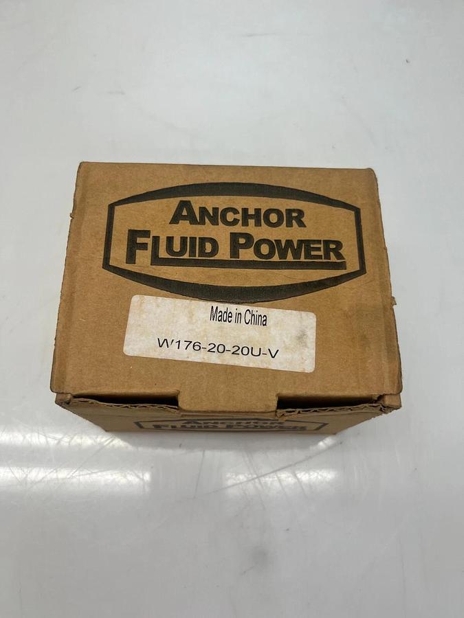 Used Anchor Fluid Power W176-20-20U-V Fitting