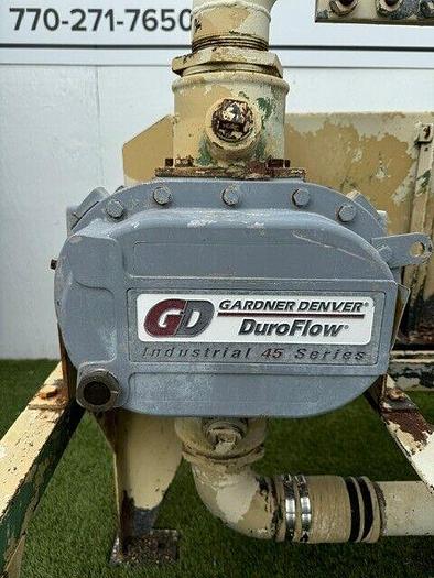 Used Gardner Denver GGDAADA Duroflow Blower Package, w/ Toshiba 15 HP Motor @ 1775RPM
