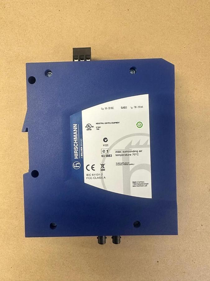 Used Hirschman Spider II 8TX/1FX-ST EEC Rail Switch