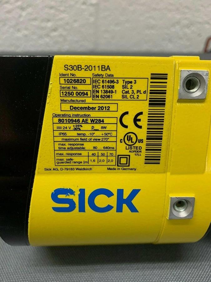 Used SICK 1026820 Safety Laser Scanner