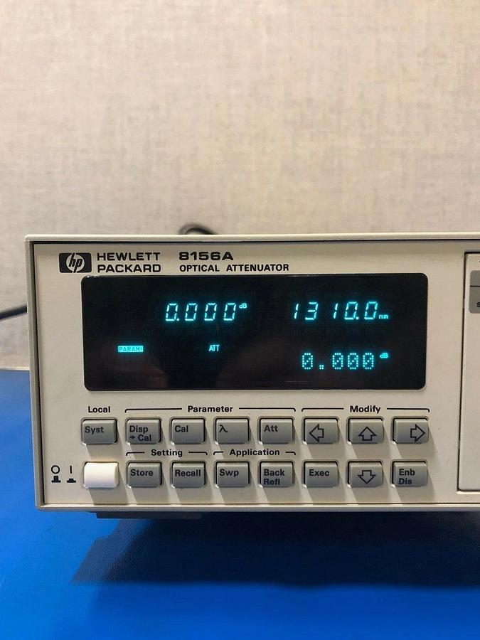 Used Hewlett Packard 8156A Optical Attenuator