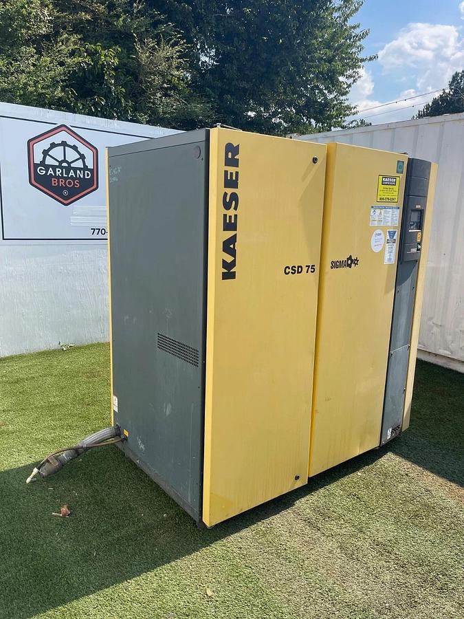 Used Kaeser CSD 75 Rotary Screw Air Compressor, 75Hp, CFM: 283, PSIG: 175