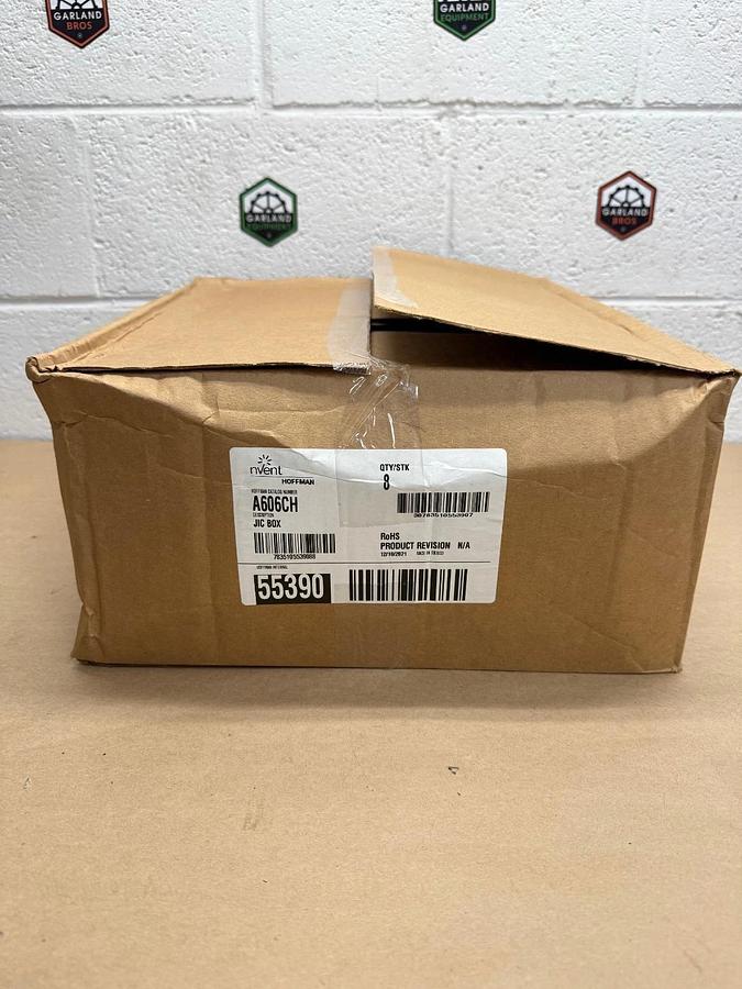 Used Nvent Hoffman A606CH Junction Box, 1 Box of 8 *NEW*