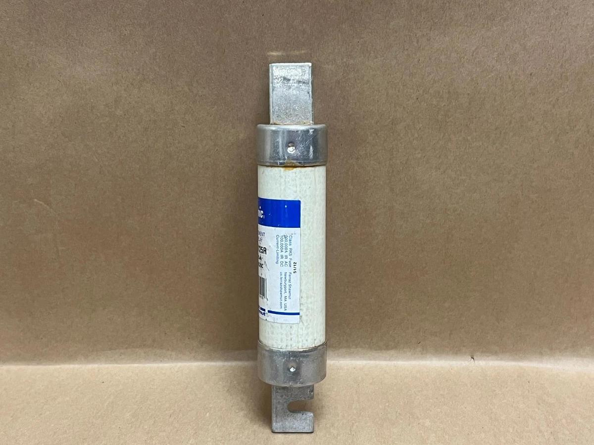 Used Ferraz Shawmut TRS125R Tri-onic 125A 600VAC/DC Dual-Element Time-Delay, Lot of 3