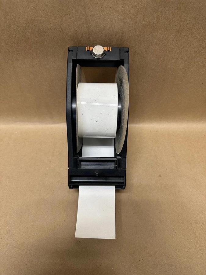 Used Brady 64852 Black on Clear STD, 2” x 125’ Label Cartridge, Roughly 1/3 Left