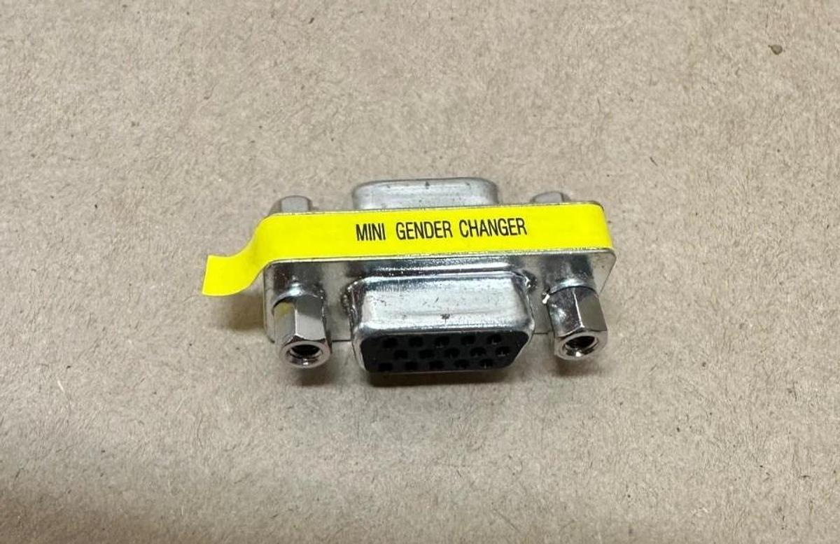 Used HD15 F/F MINI Gender Changer Female to Female Coupler - Lot of 16