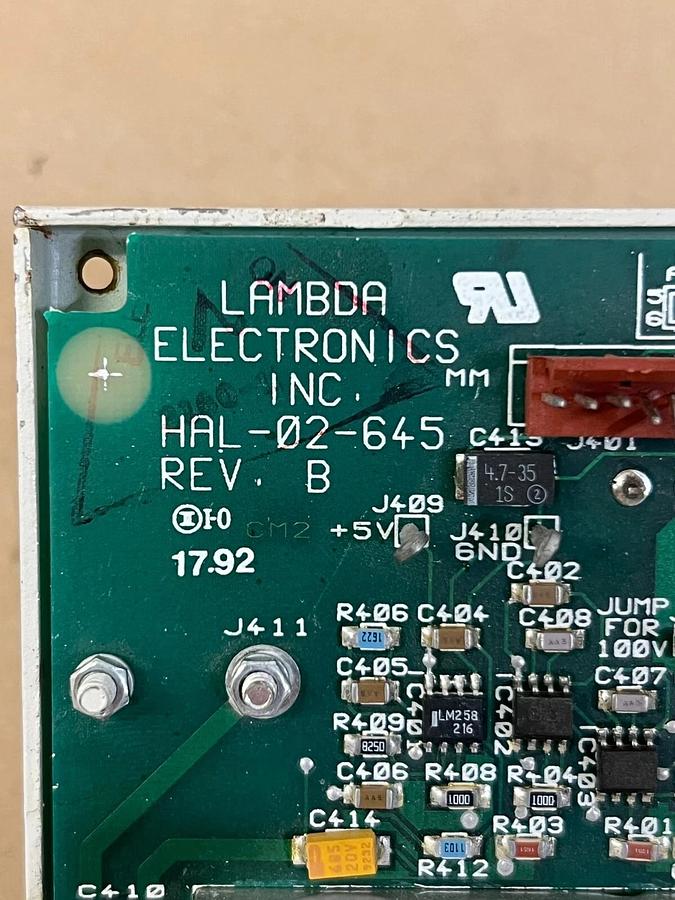Used Lambda Electronics HAL-02-645 Circuit Board