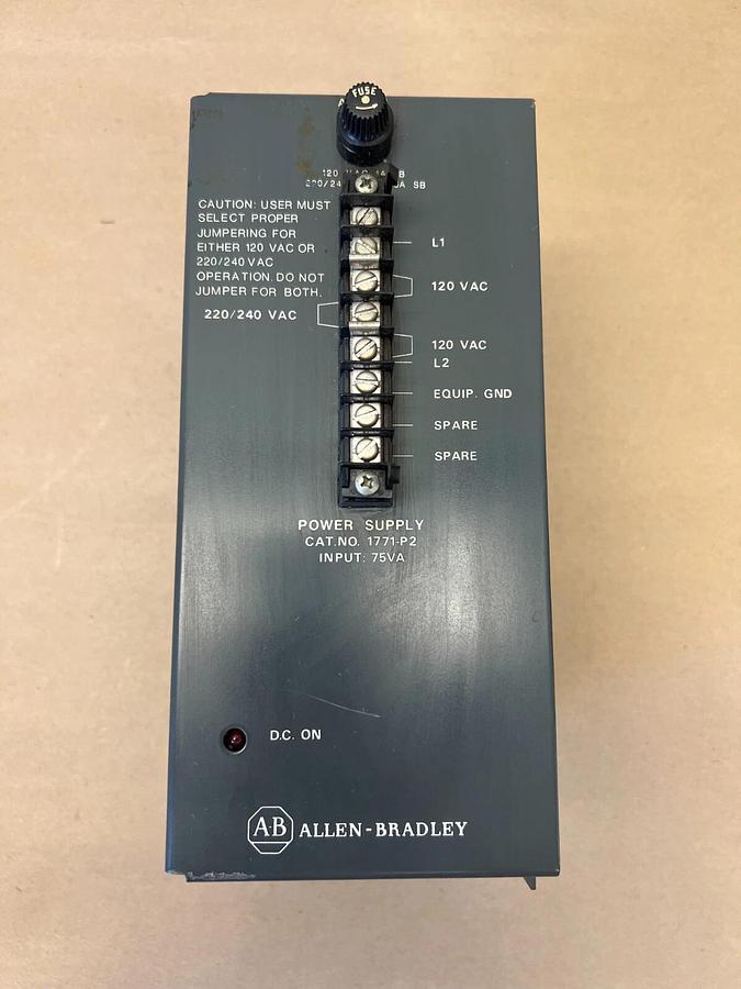 Allen Bradley 1771-P2 75VA Power Supply