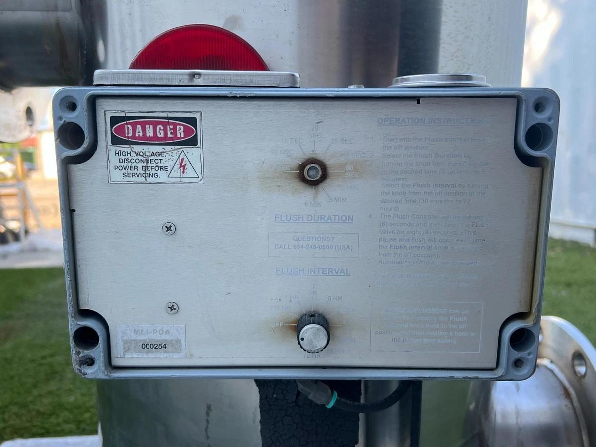 Used Fluid Engineering MLI-PDA 6" NPS SS Automatic Self-Cleaning Strainer Filter