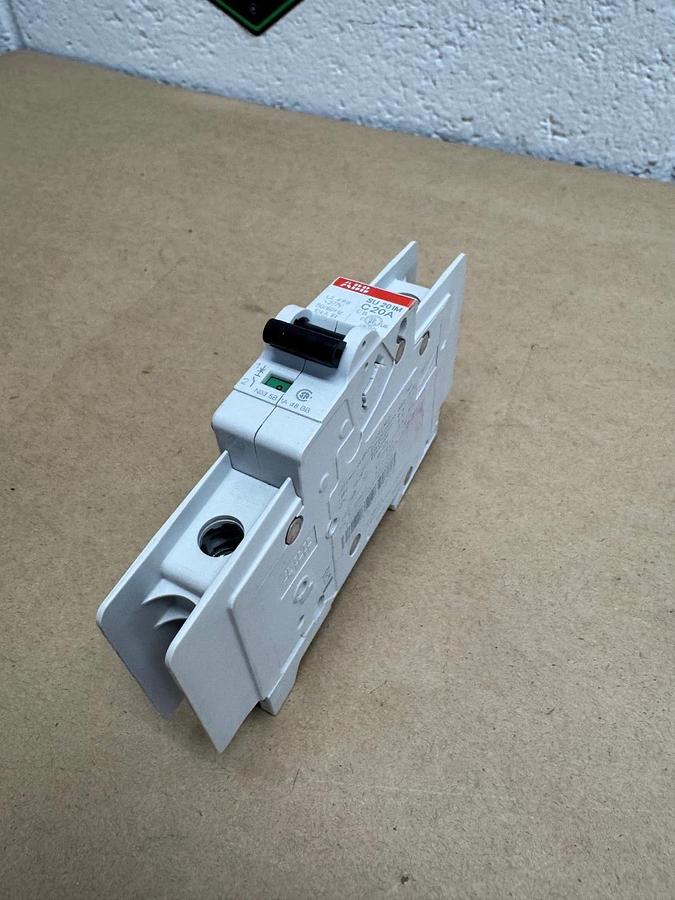 Used ABB SU 201M C20A 20A Circuit Breaker Single Pole *NEW*