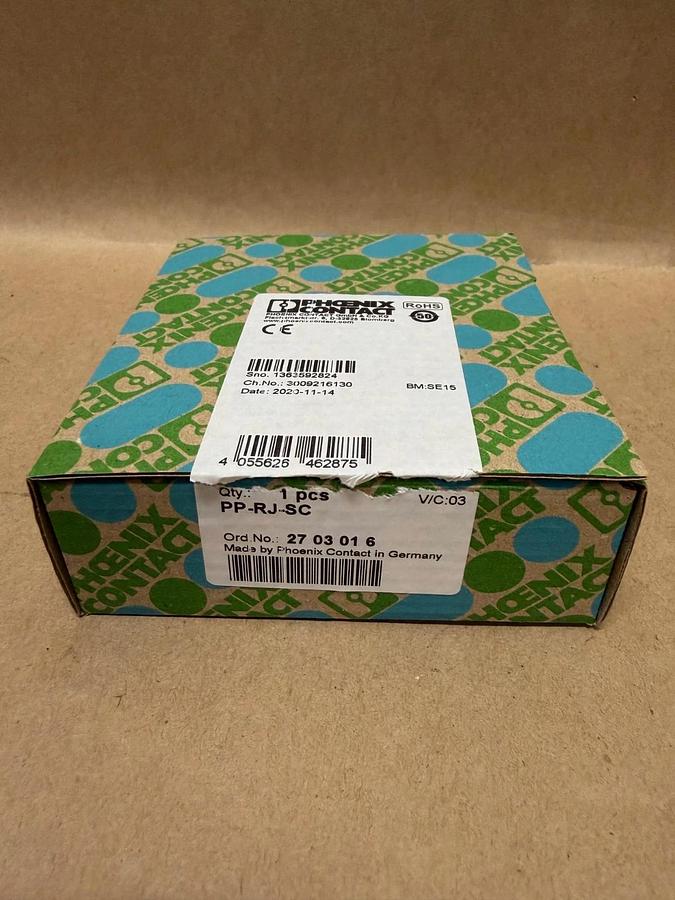 Phoenix Contact PP-RJ-SC Patch Panel *NEW*