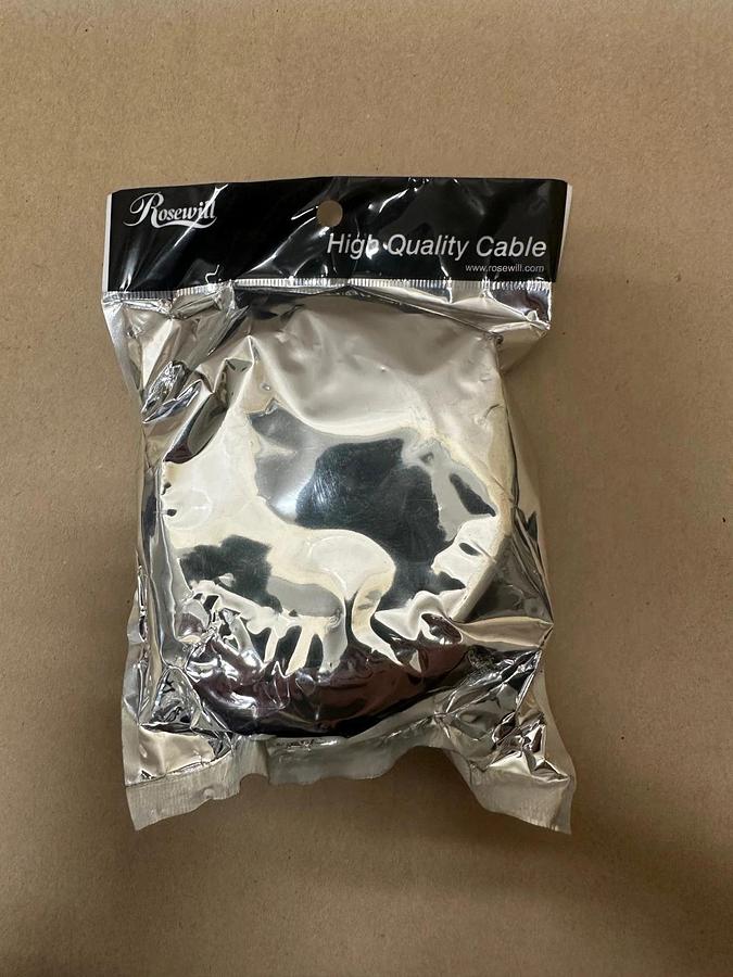 Used Rosewill RCNC-12028 Cat 6a, SSTP Network Cable, Green, 10ft *NEW*