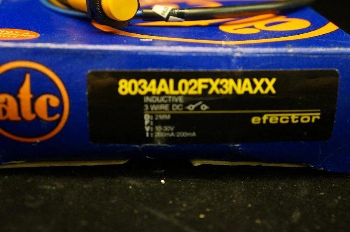 ATC Efector 8034 8034AL02FX3NAXX Inductive Sensor Proximity Switch